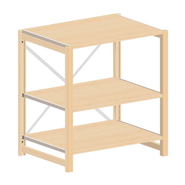 Wooden shelf HR 89x80x60 cm (hxwxd)