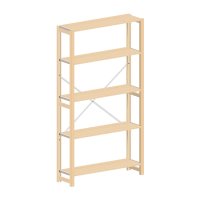 Wooden shelf HR 189x100x30 cm (hxwxd)