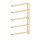 Extension wooden shelf HR 189x120x22 cm (hxwxd)