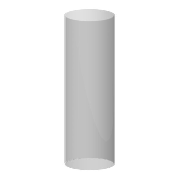 Glass tube Ø100 x 300