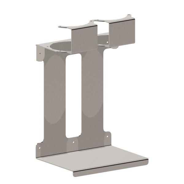 Wall bracket LES15 with drip tray for 2