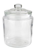 Pot de conservation 0,9 litre avec couvercle en verre