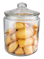 Storage jar 4 liters with glass lid