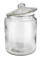 Pot de conservation 6 litres avec couvercle en verre
