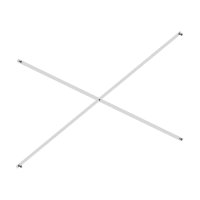 Croix diagonale 120 cm (hauteur étagère 89 cm)