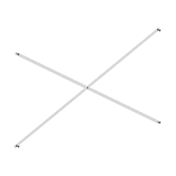 Diagonal cross 120 cm (shelf height 189 cm)