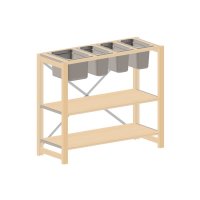 Scoop estantería de madera HR (balda básica)