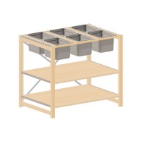 Scoop estantería de madera HR (balda básica)