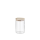 Glass cylinder with wooden lid 0.9 liters