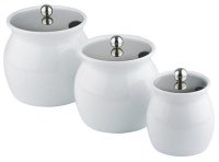 Dressing pot 0.8 liters, porcelain