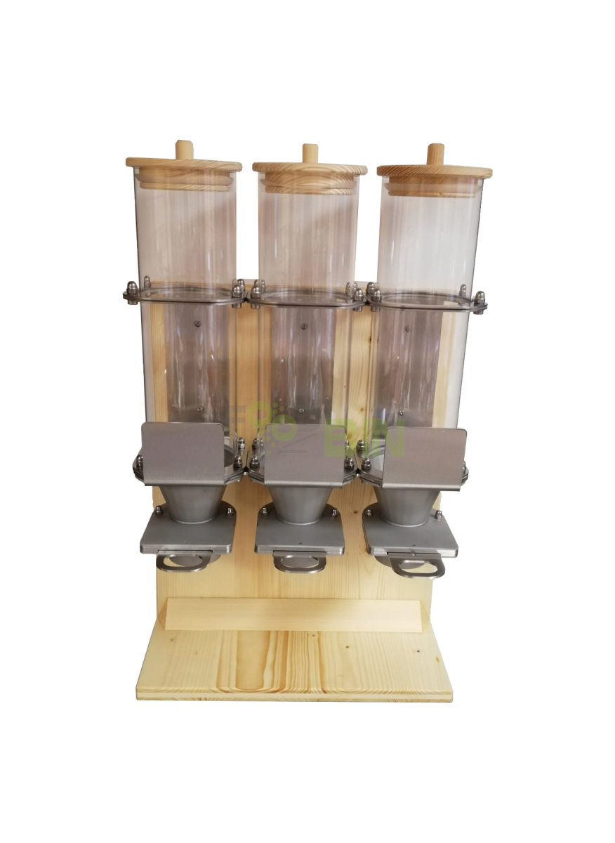 LES10-3H-23 - Table dispenser (wood) with 3 LES10 2,3 liters, 435,00 €