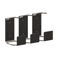 3 x Food dispenser Ø10 cm x 20 cm with wall bracket