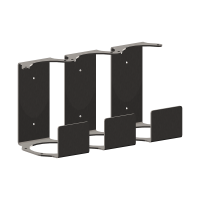 3 x Food dispenser Ø10 cm x 30 cm with wall bracket